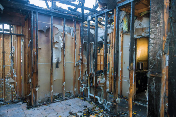 Professional Emergency Fire Cleanup technician working in Woodbine, MD